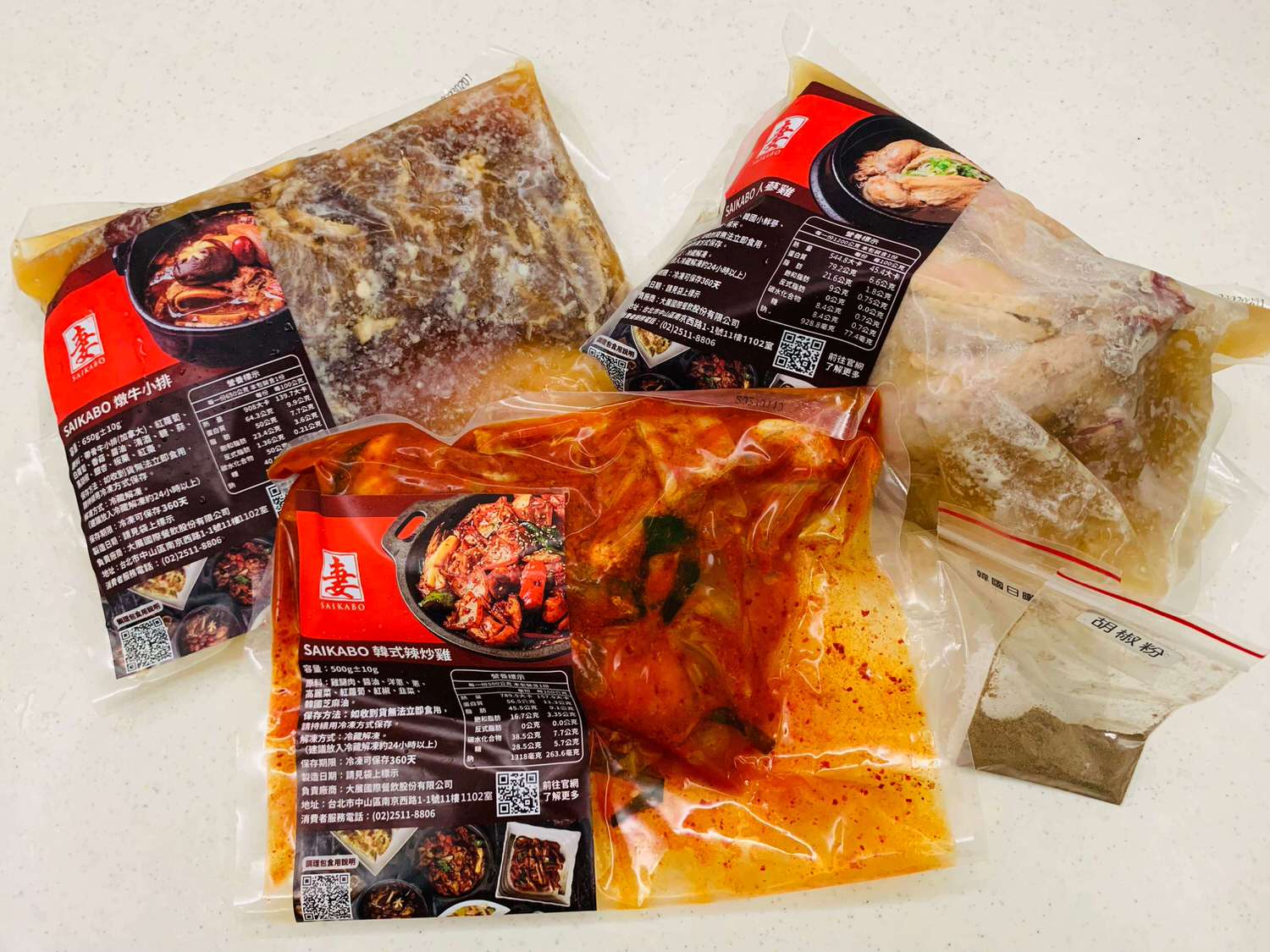 【宅配美食】 SAIKABO宅配美食-韓式人蔘雞、燉牛小排、辣炒雞通通帶回家吃囉!! - 第2張圖